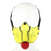 Pup snout mask - yellow
